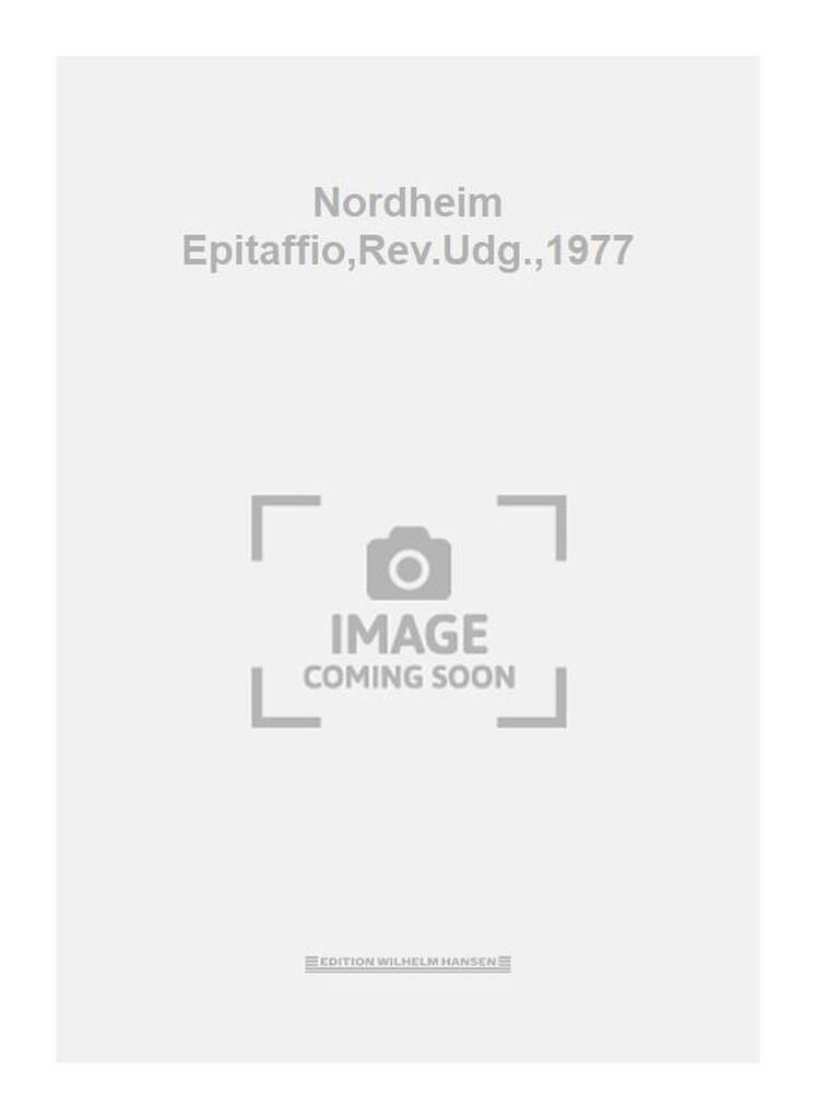 Nordheim Epitaffio,Rev.Udg.,1977
